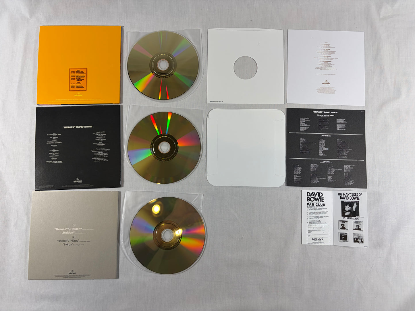 David Bowie A New Career In A New Town 1977-1982 11CD Box Set Parlophone 2017 Release