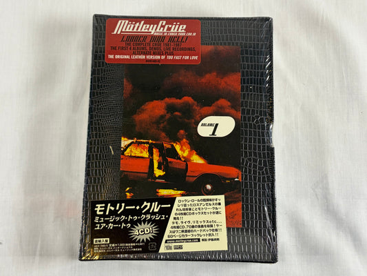 Motley Crue Music To Crash Your Car To Volume 1 4CD Box Set 2004 Factory Sealed w/ Sticker