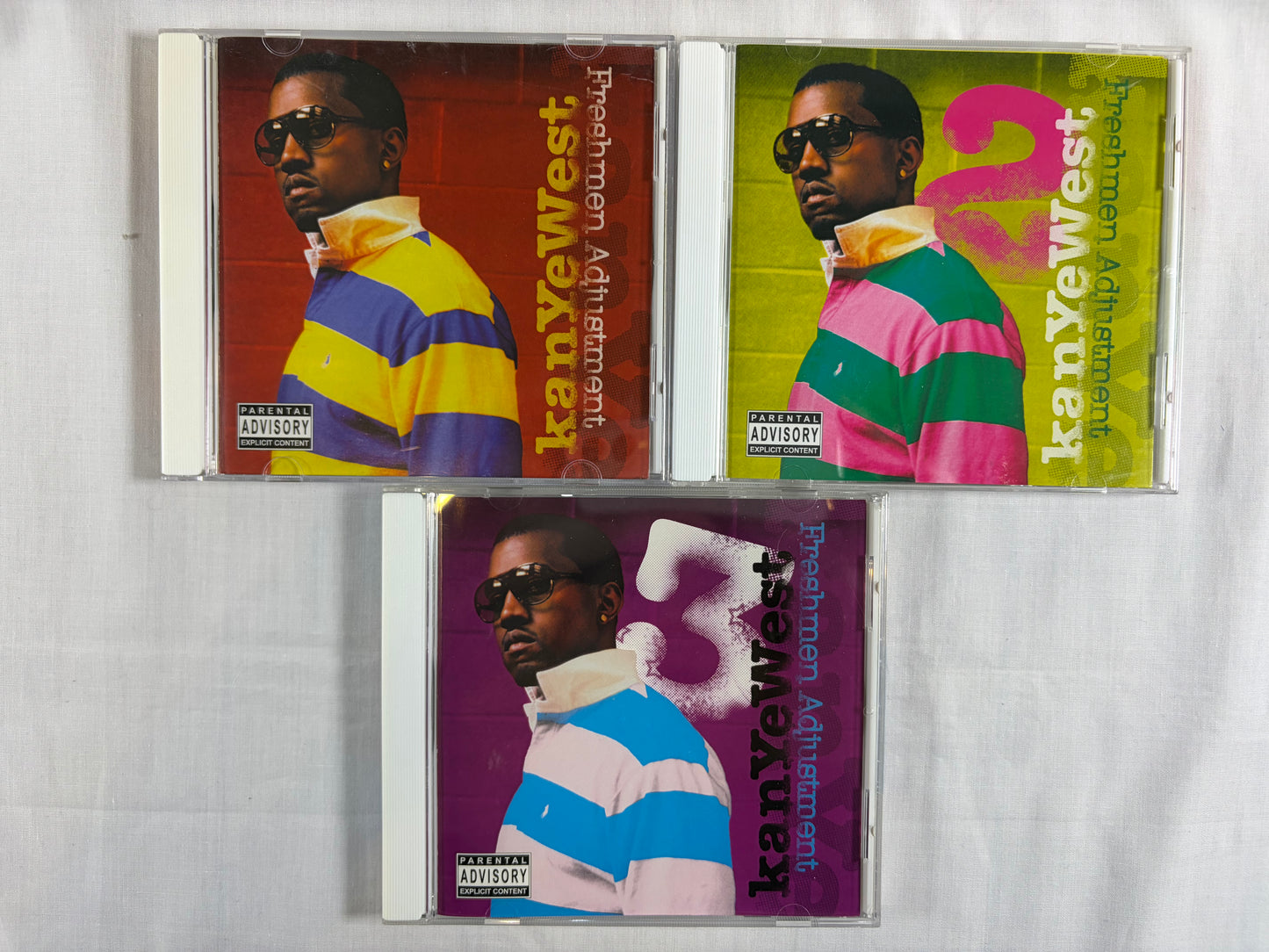 Kanye West Freshmen Adjustment Trilogy Mixtape 3CD Set Hip Hop 2004-2007 Collection
