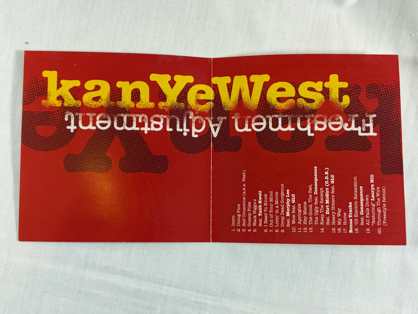 Kanye West Freshmen Adjustment Trilogy Mixtape 3CD Set Hip Hop 2004-2007 Collection