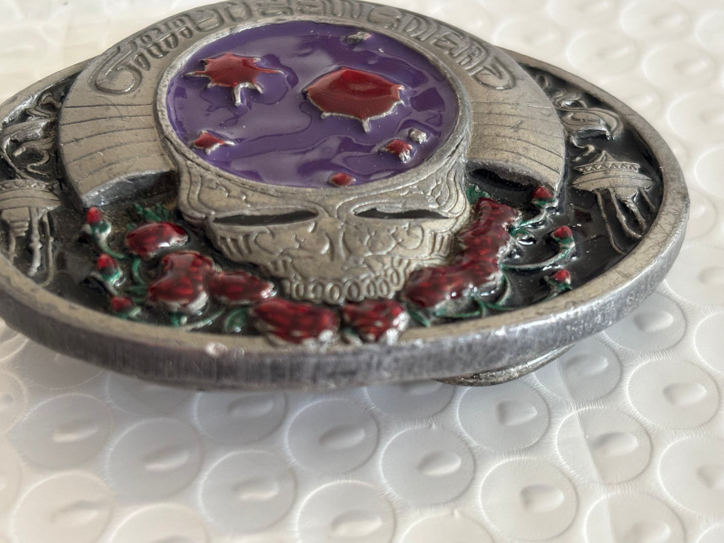 Grateful Dead Belt Buckle Space Your Face 1992 Limited Edition GDM 1992