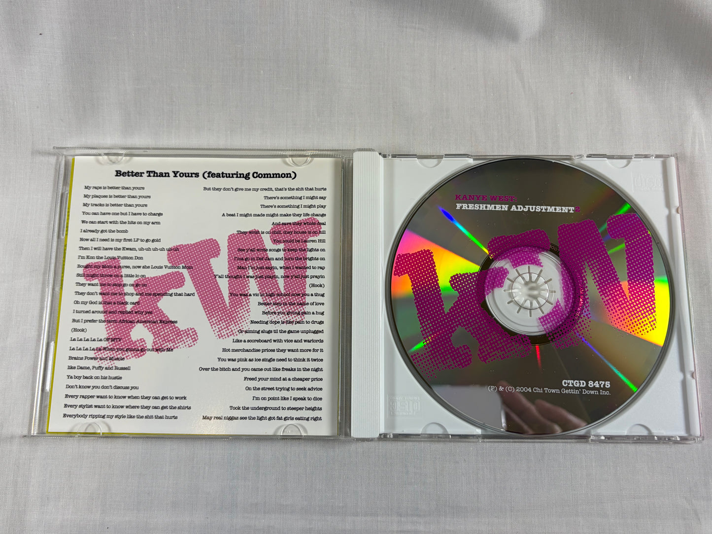Kanye West Freshmen Adjustment Trilogy Mixtape 3CD Set Hip Hop 2004-2007 Collection