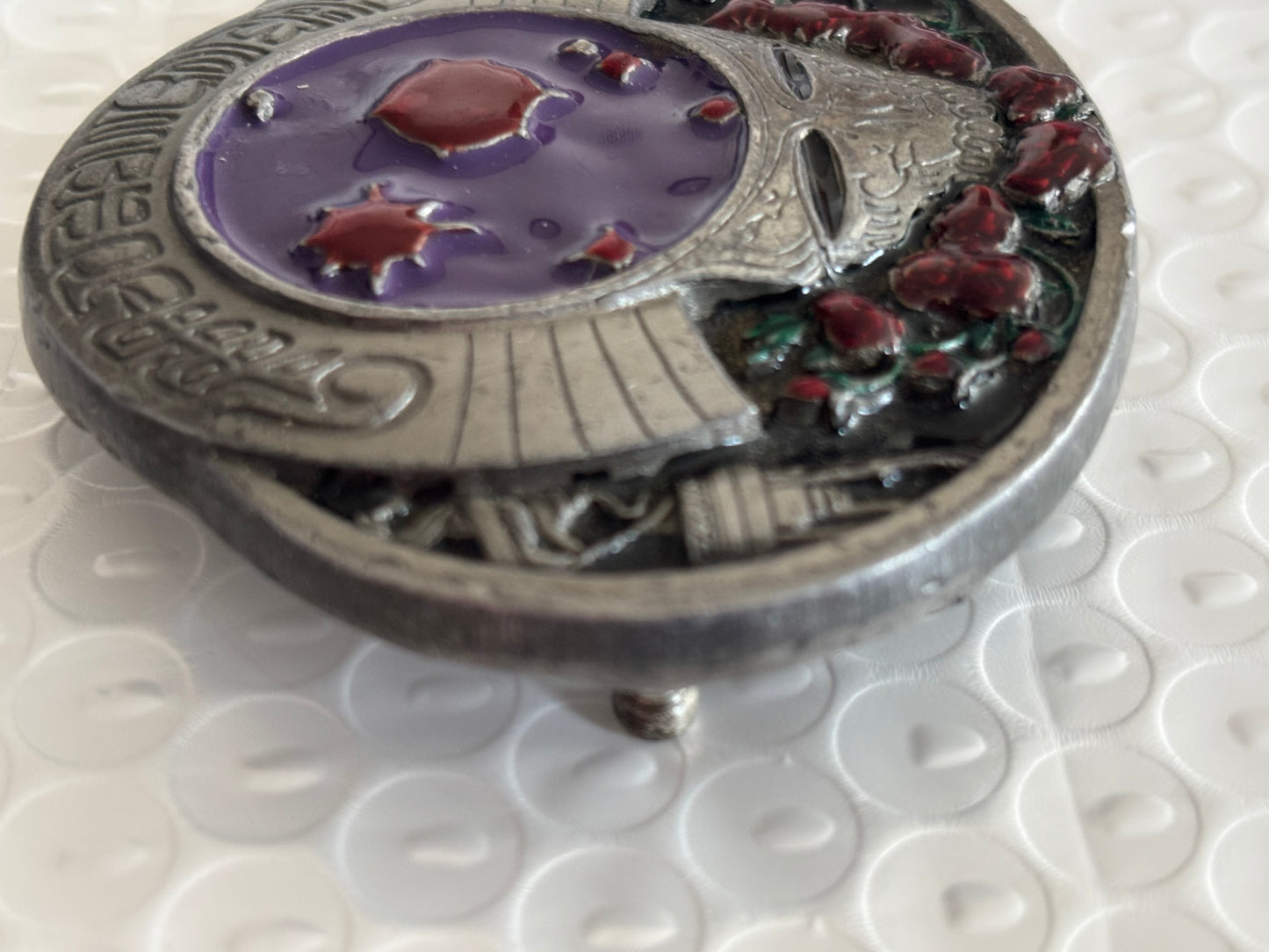 Grateful Dead Belt Buckle Space Your Face 1992 Limited Edition GDM 1992