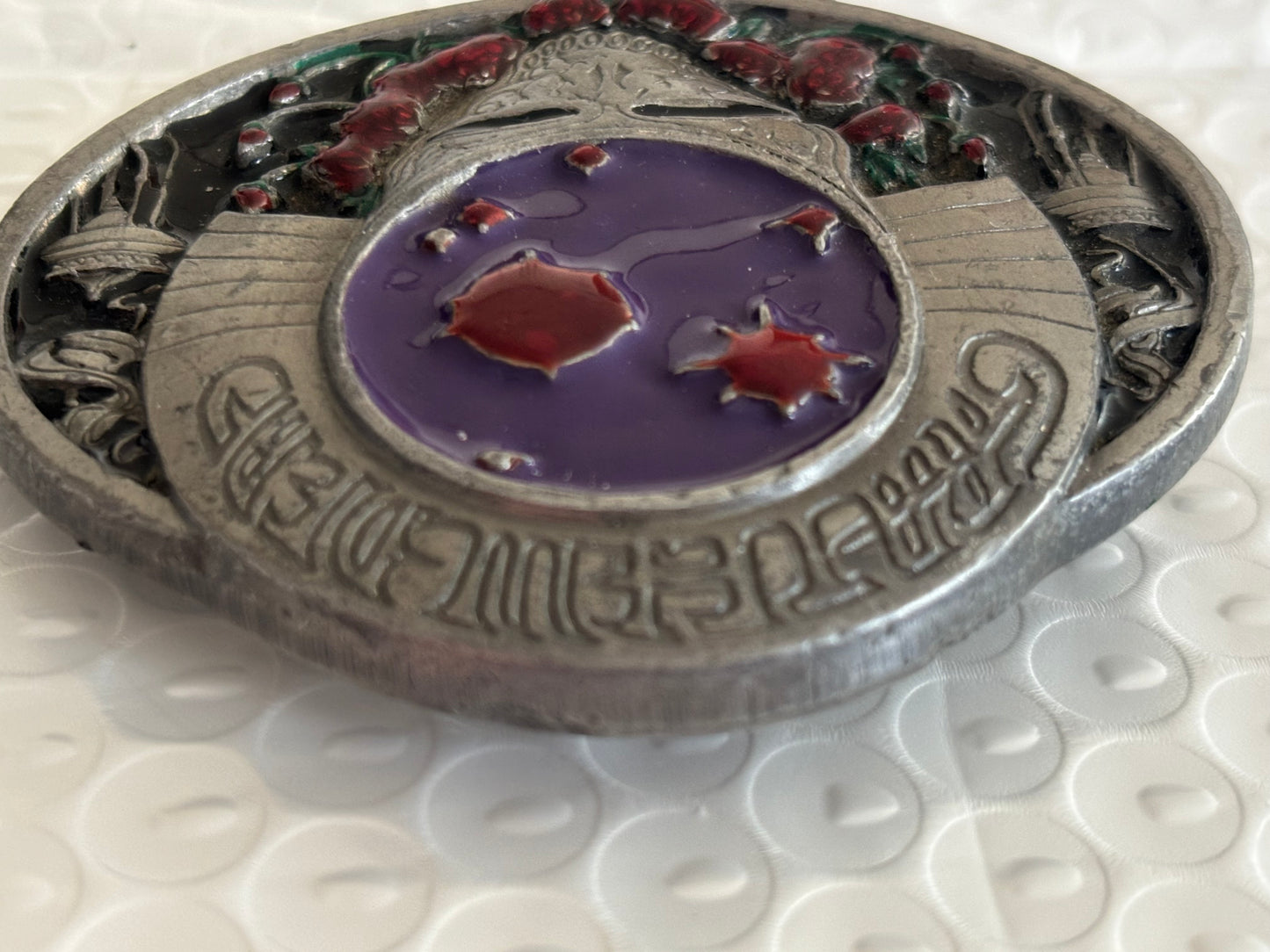 Grateful Dead Belt Buckle Space Your Face 1992 Limited Edition GDM 1992