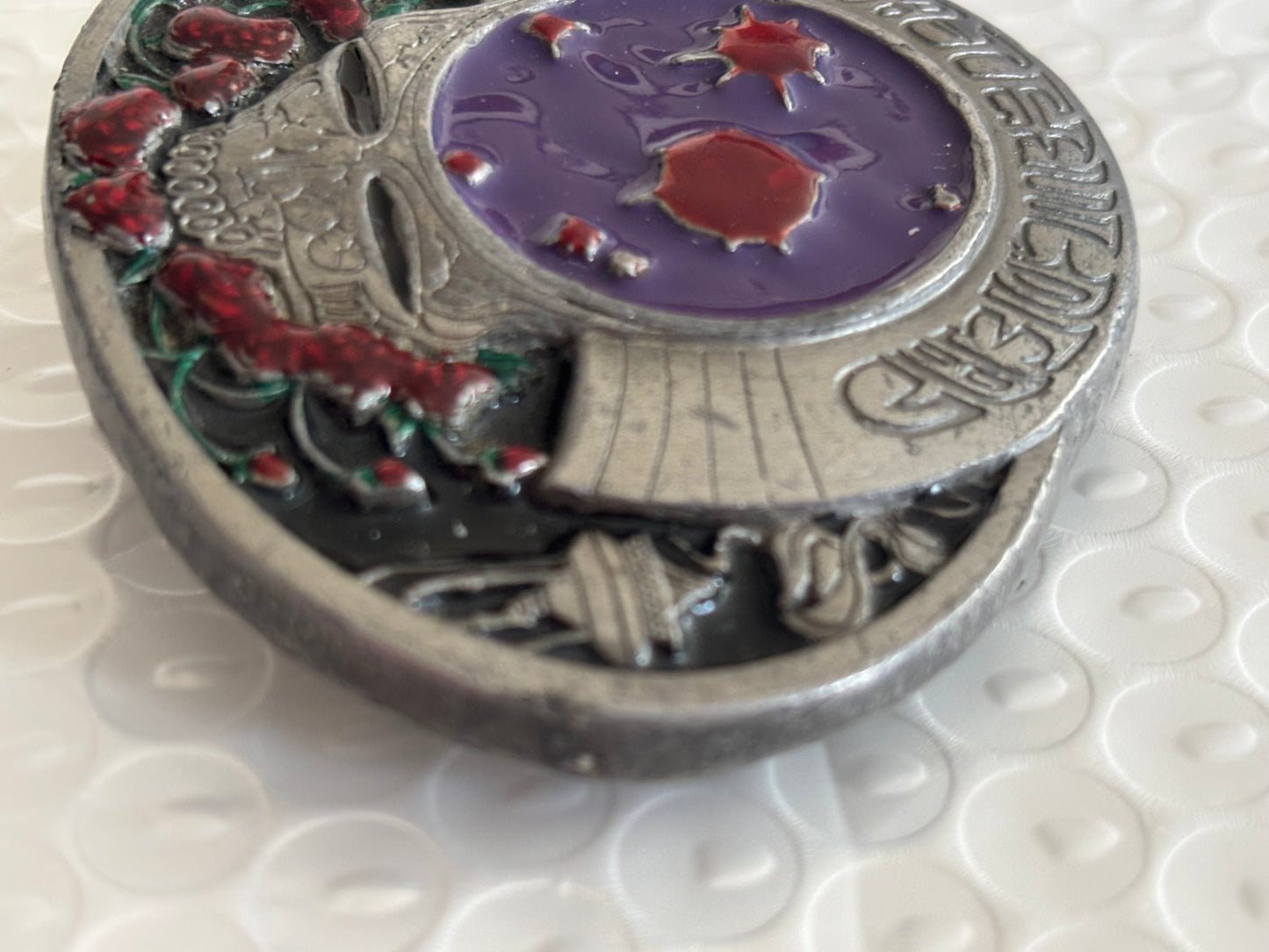 Grateful Dead Belt Buckle Space Your Face 1992 Limited Edition GDM 1992