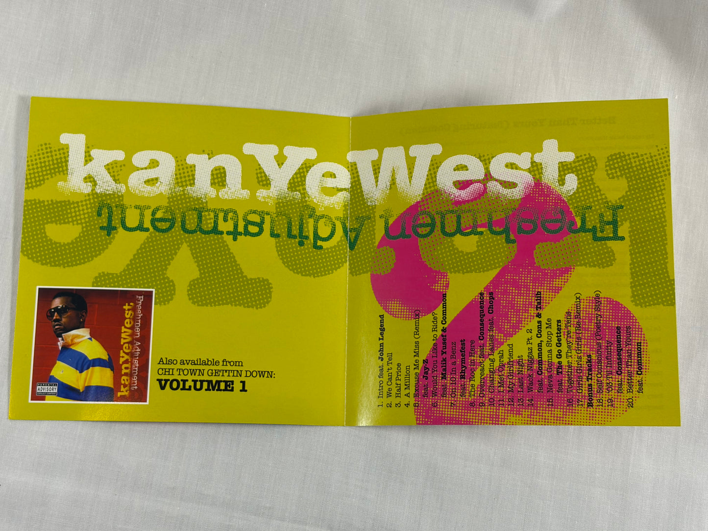Kanye West Freshmen Adjustment Trilogy Mixtape 3CD Set Hip Hop 2004-2007 Collection
