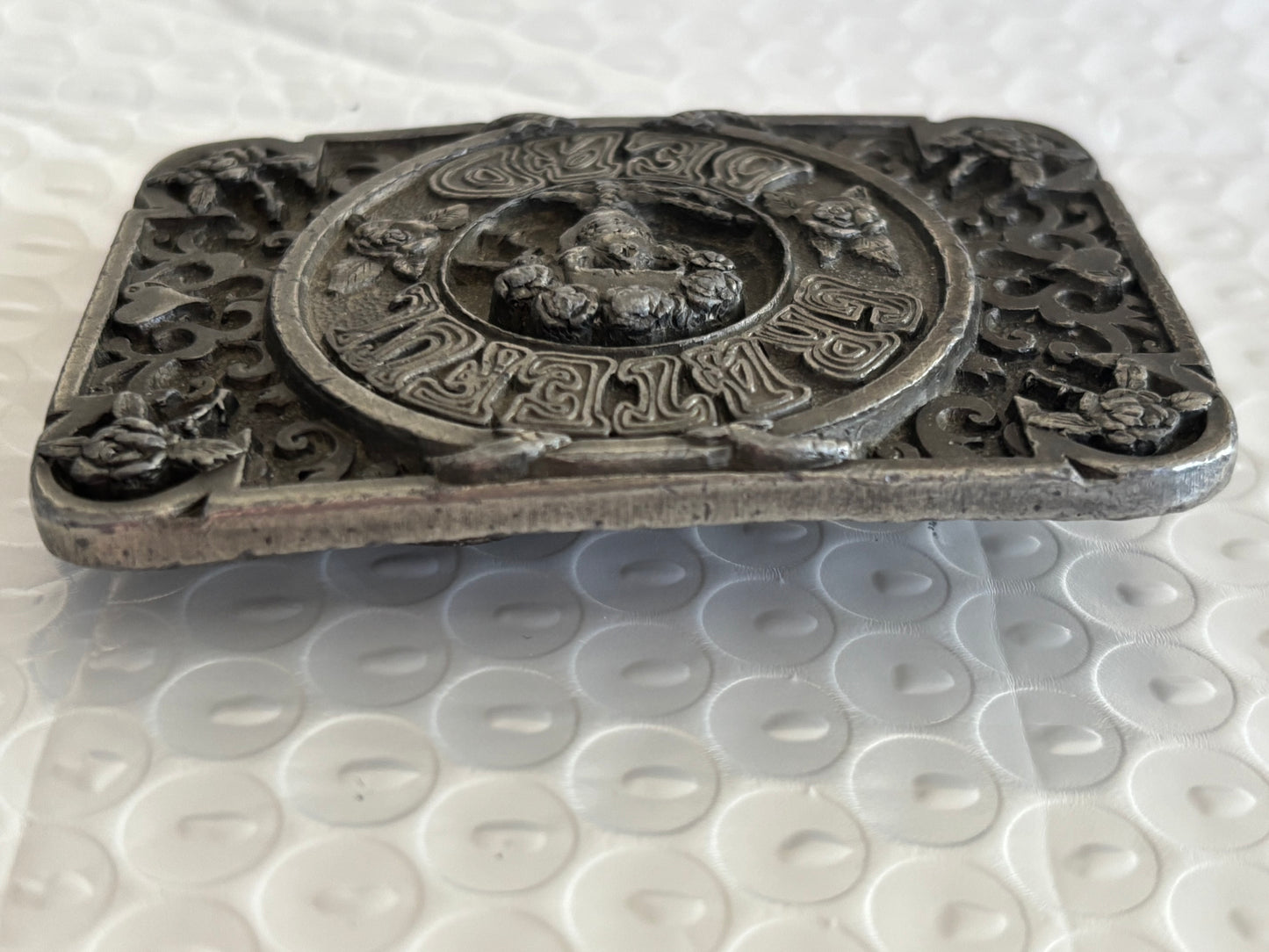 Grateful Dead Belt Buckle Skeleton & Roses Limited Edition GDM 1992 Vintage
