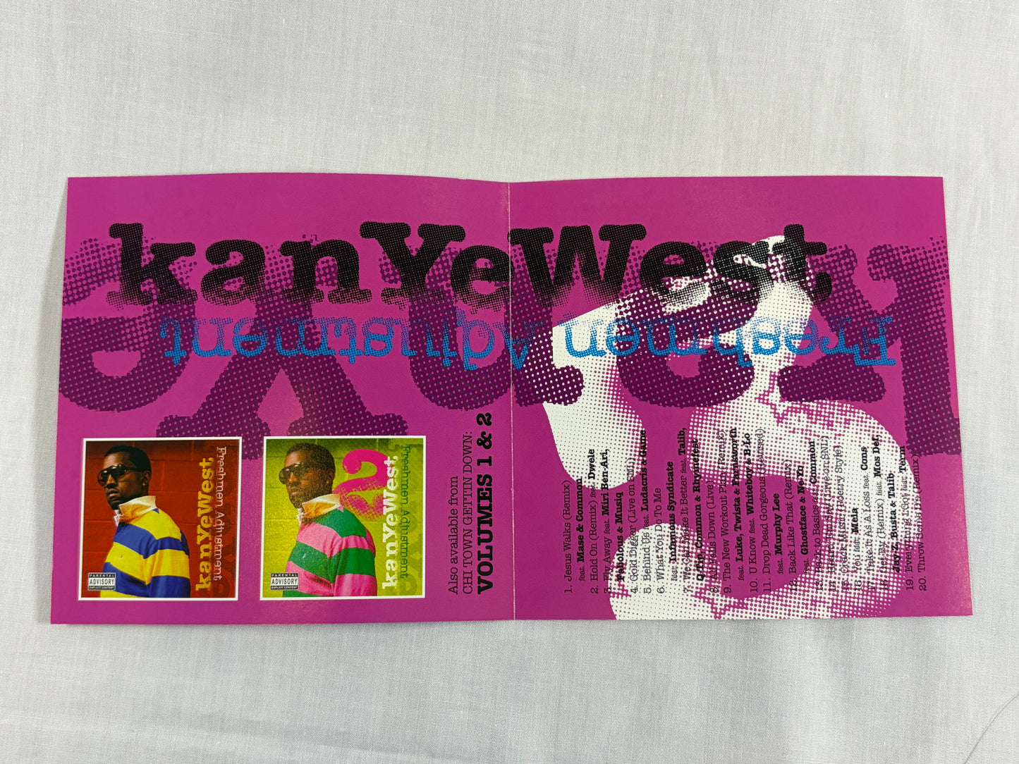 Kanye West Freshmen Adjustment Trilogy Mixtape 3CD Set Hip Hop 2004-2007 Collection