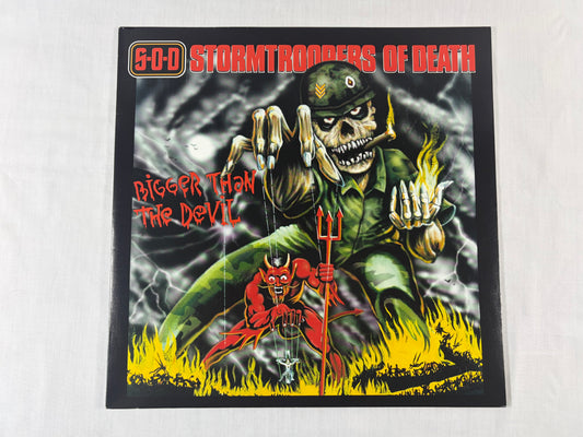 S.O.D. Stormtroopers Of Death Bigger Than The Devil 1999 Germany Original Vinyl LP Nuclear Blast