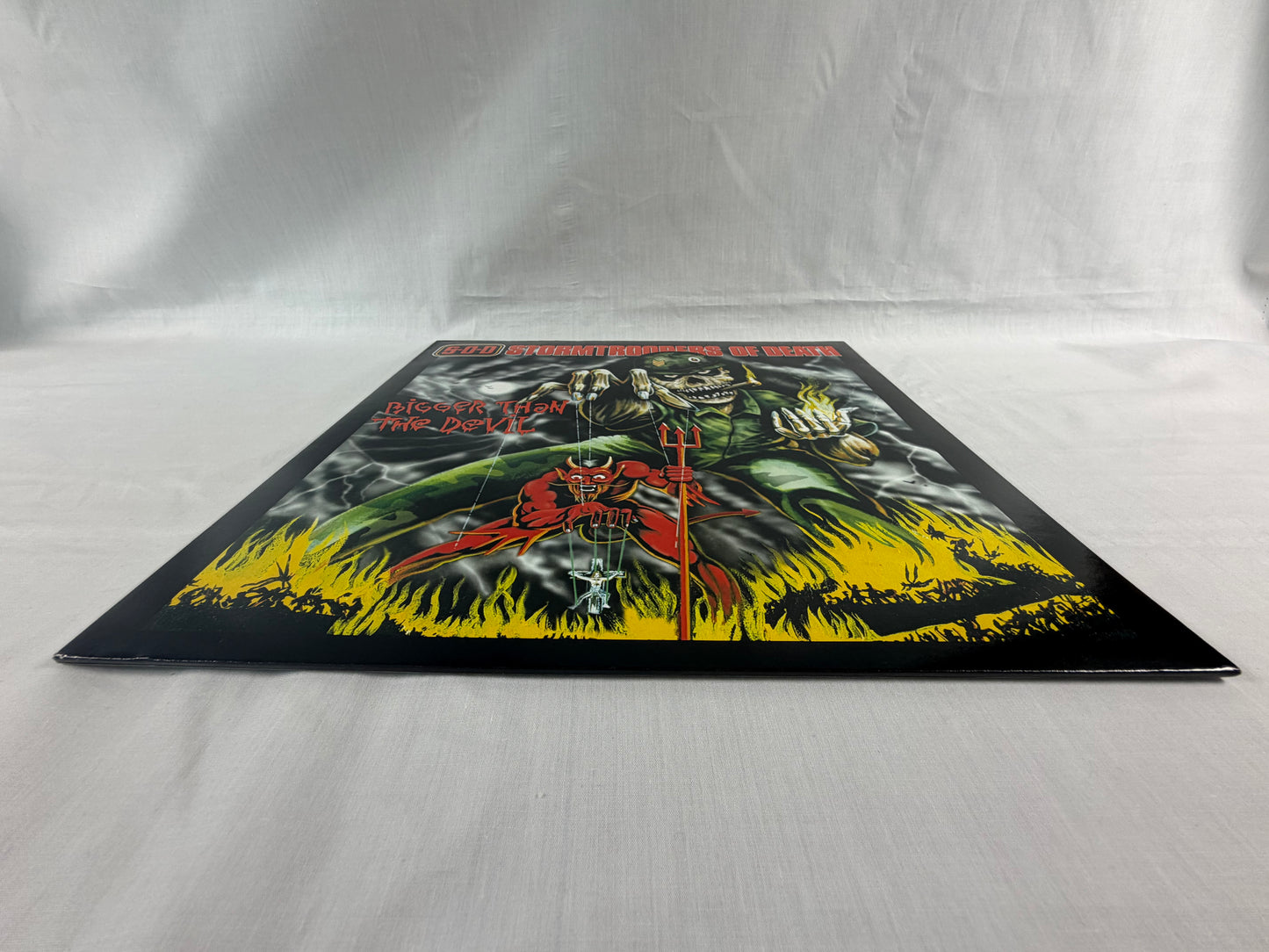 S.O.D. Stormtroopers Of Death Bigger Than The Devil 1999 Germany Original Vinyl LP Nuclear Blast