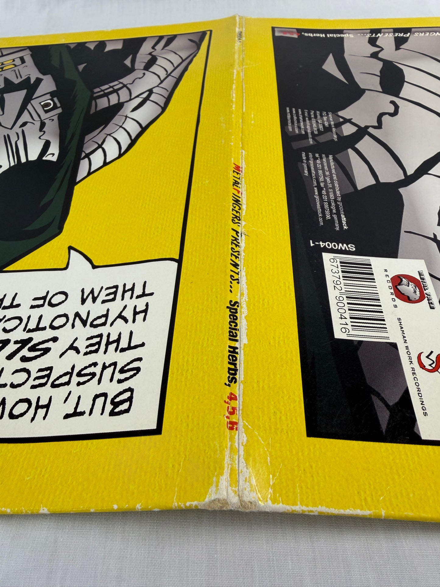 Metal Fingers MF DOOM Special Herbs 4, 5, 6 2003 Germany 2xLP Vinyl Gatefold Original Pressing