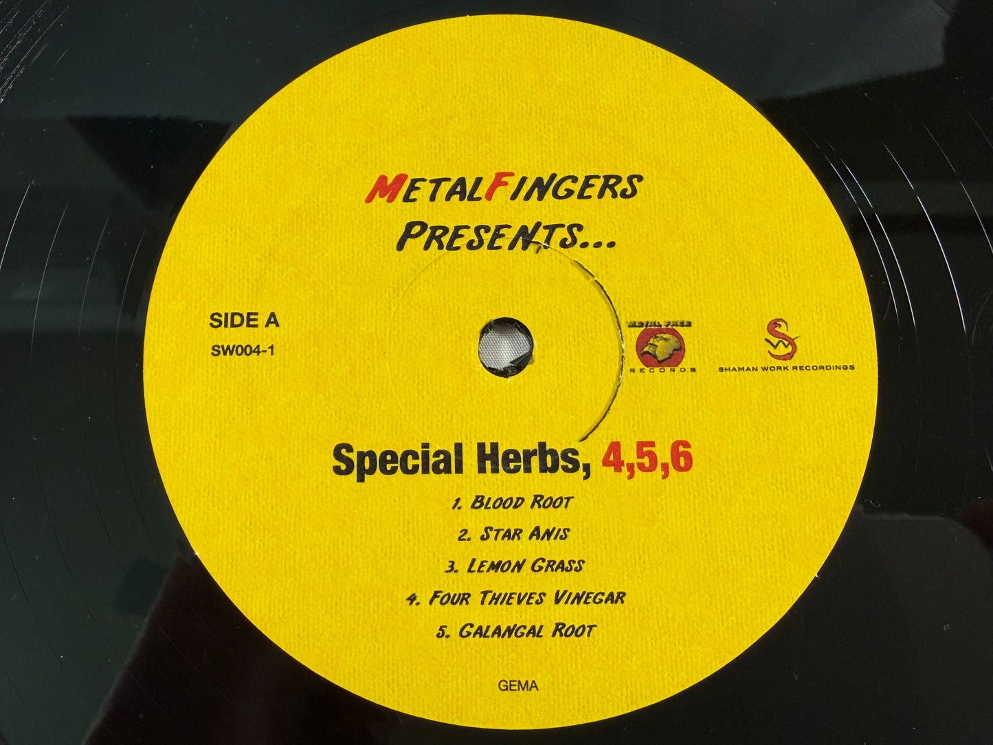 Metal Fingers MF DOOM Special Herbs 4, 5, 6 2003 Germany 2xLP Vinyl Gatefold Original Pressing