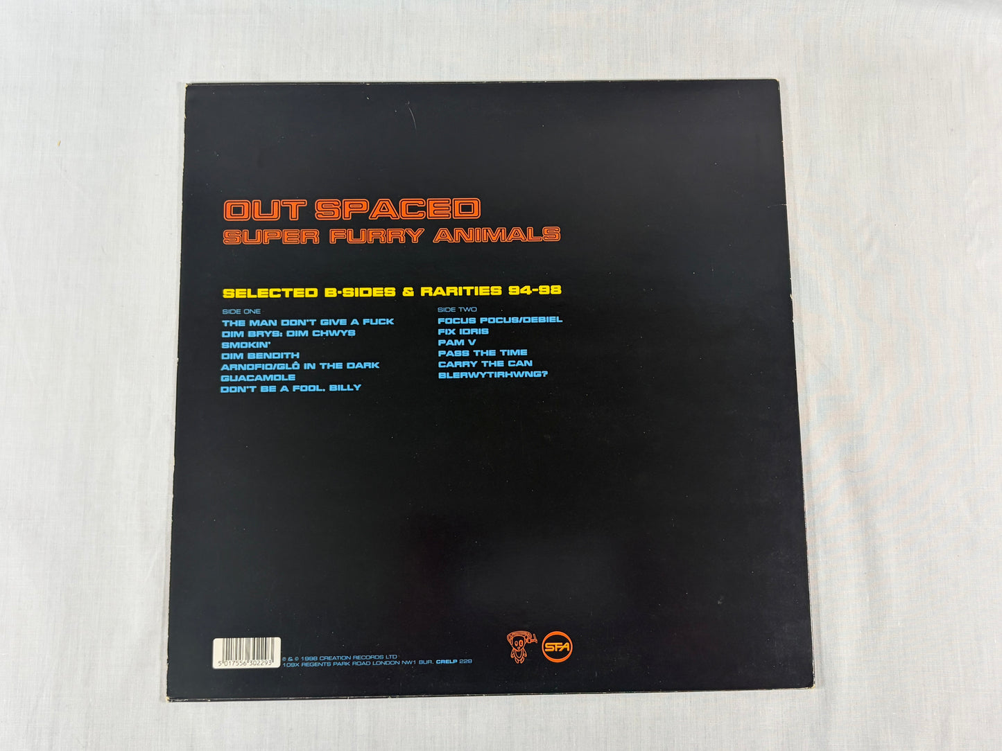Super Furry Animals Out Spaced LP Vinyl 1998 UK Creation Records CRELP 229 Britpop w/ Booklet