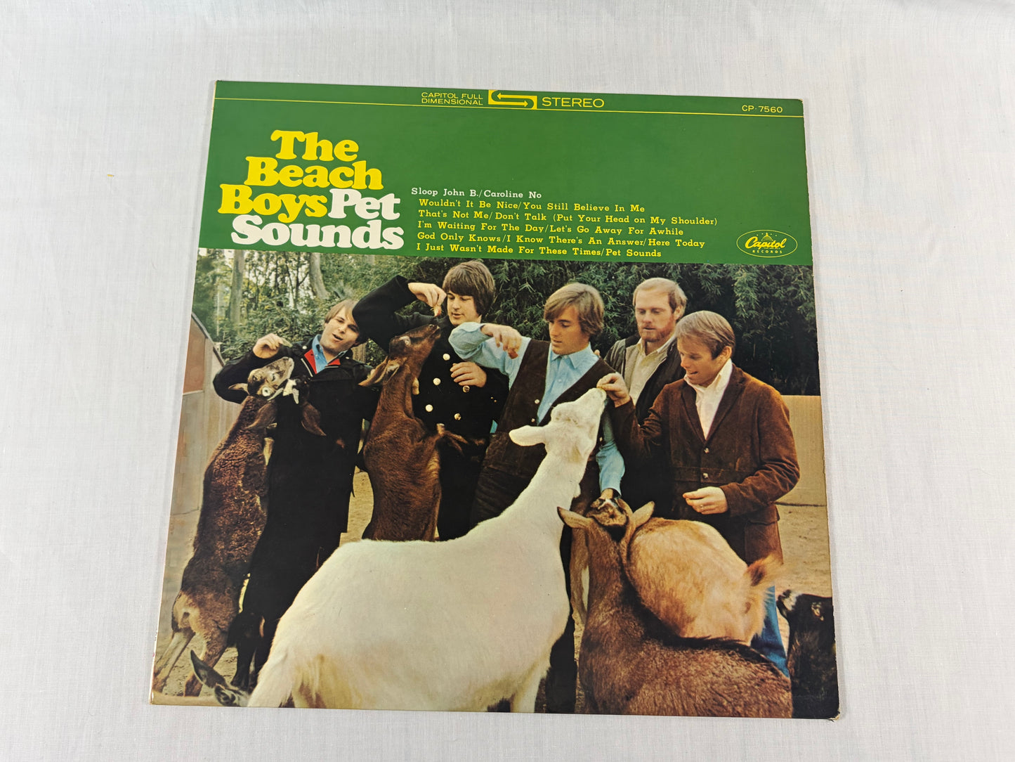 The Beach Boys Pet Sounds Japan Red Vinyl LP 1966 Capitol Records Toshiba Ever Clean 1st Press