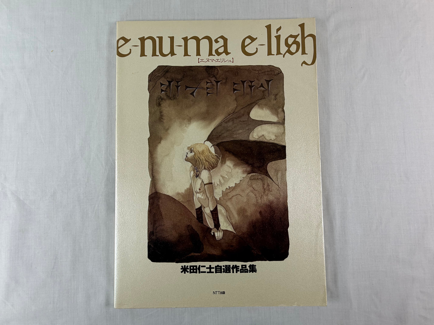 Hitoshi Yoneda Enuma Elish Selected Works 1995 Japan 1st Edition Fantasy Art Book Softcover w/ OBI