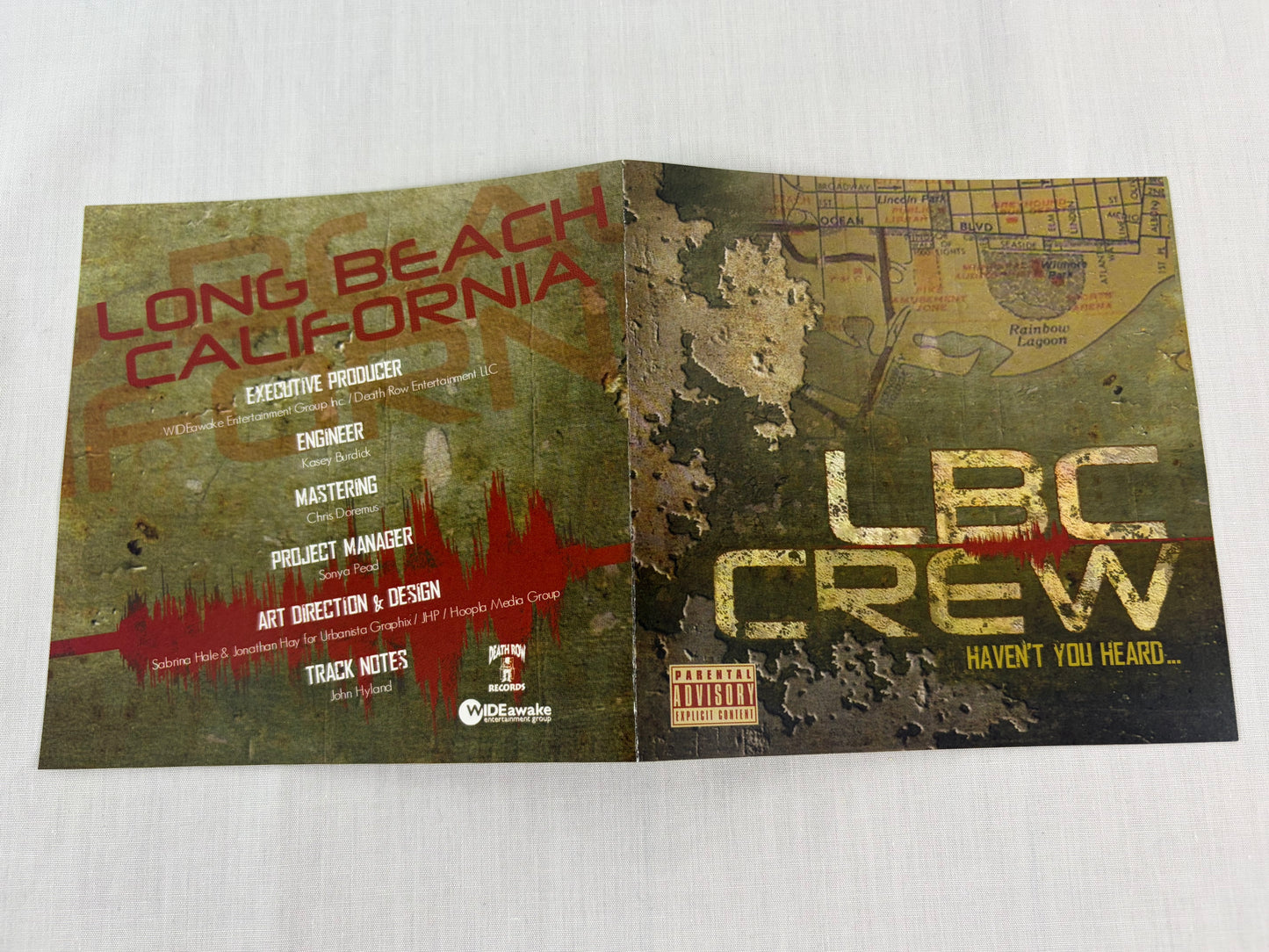LBC Crew Haven't You Heard CD 2011 Death Row Records Snoop Dogg DJ Pooh Daz G-Funk Gangsta Rap