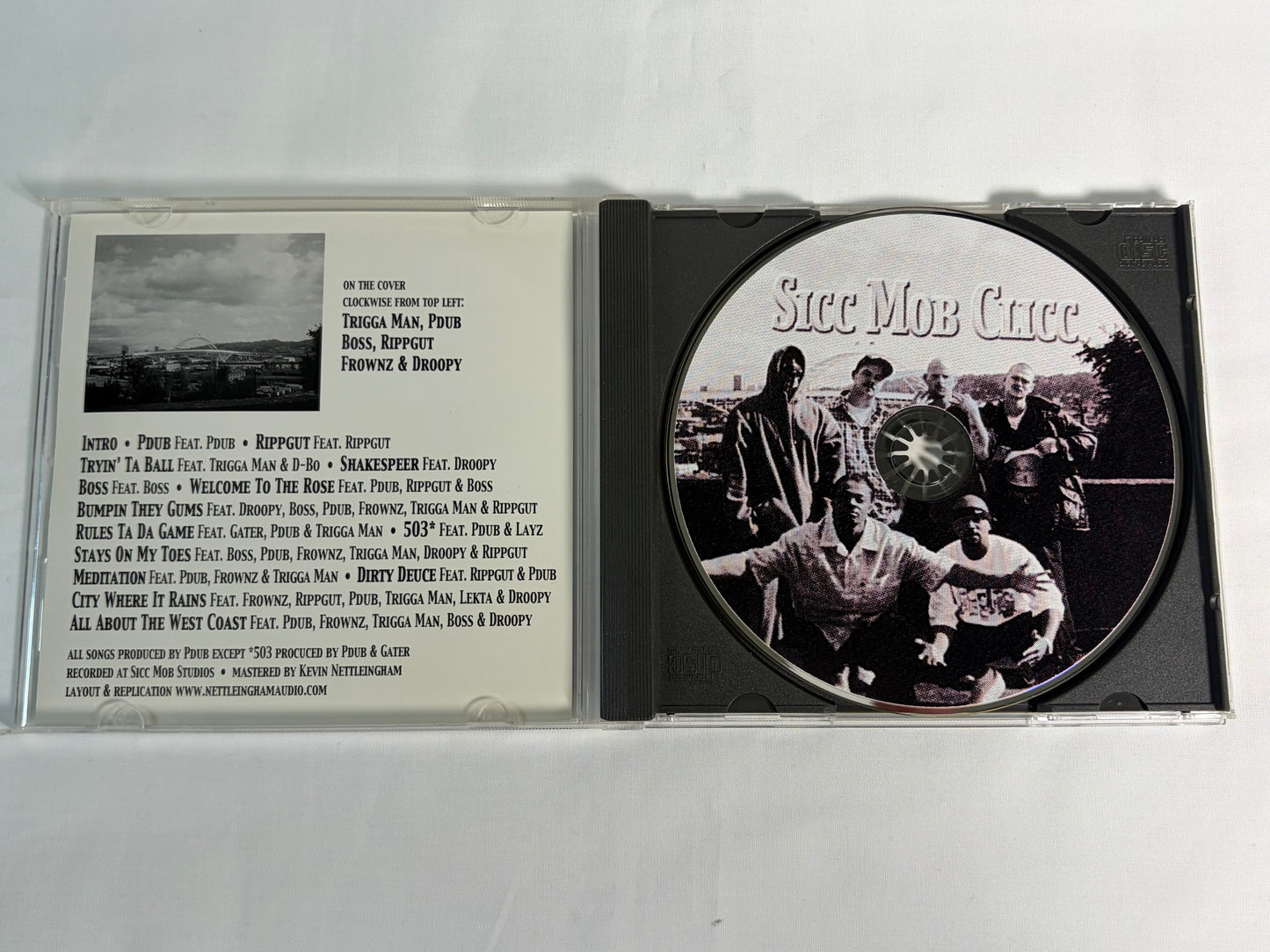 Sicc Mob Clicc Executed By PDUB CD 2002 Sicc Mob Underground G Rap Gangsta Rap Hip Hop