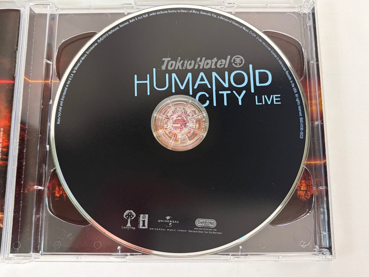 Tokio Hotel Humanoid City Live CD DVD Set 2010 Interscope Universal Milan Performance