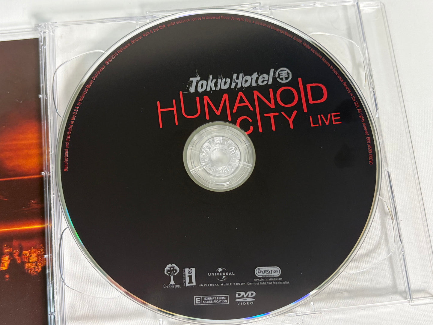 Tokio Hotel Humanoid City Live CD DVD Set 2010 Interscope Universal Milan Performance