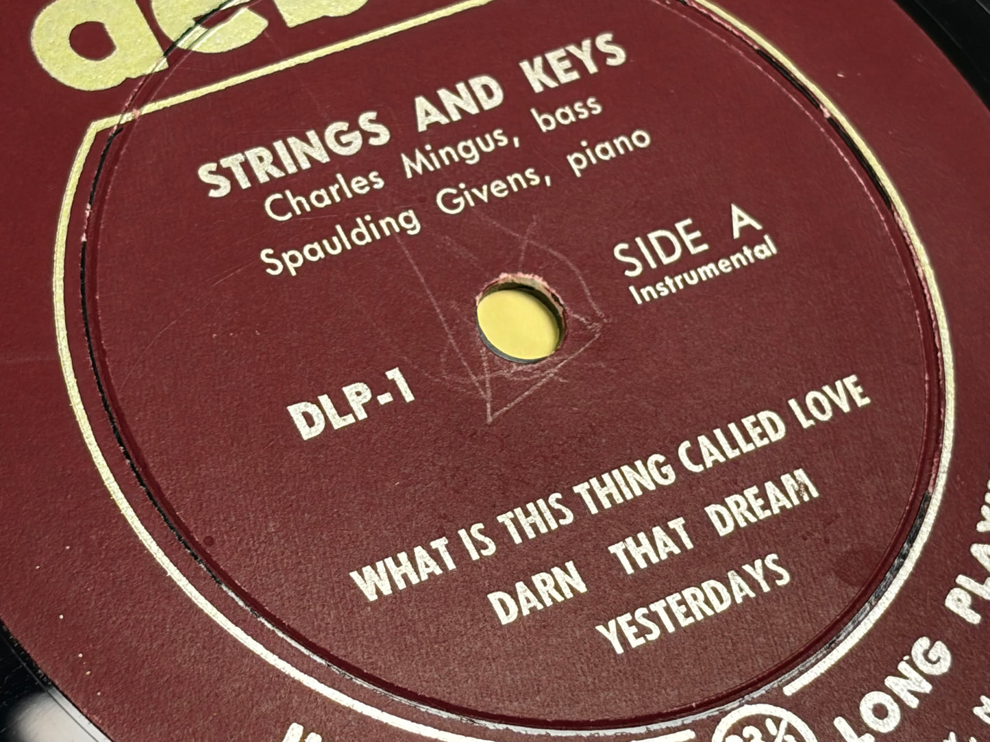 Charles Mingus Strings And Keys 1953 US Debut 10 Inch LP Vinyl DLP-1 Debut Records Jazz