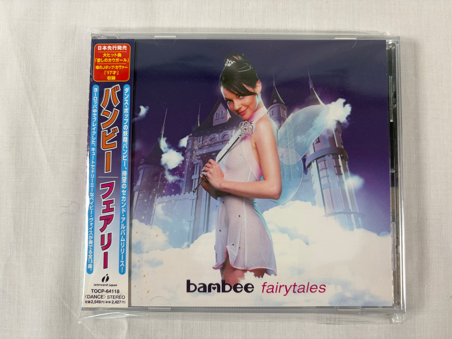 Bambee Fairytales Japan CD Album 2001 TOCP-64118 Dancemania Toshiba EMI w/ OBI Bonus Track