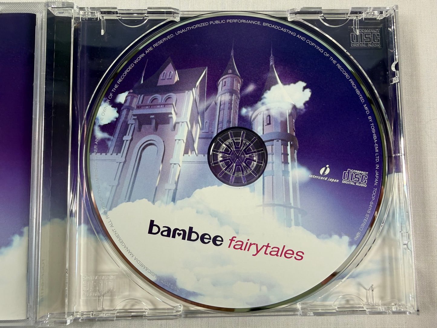 Bambee Fairytales Japan CD Album 2001 TOCP-64118 Dancemania Toshiba EMI w/ OBI Bonus Track