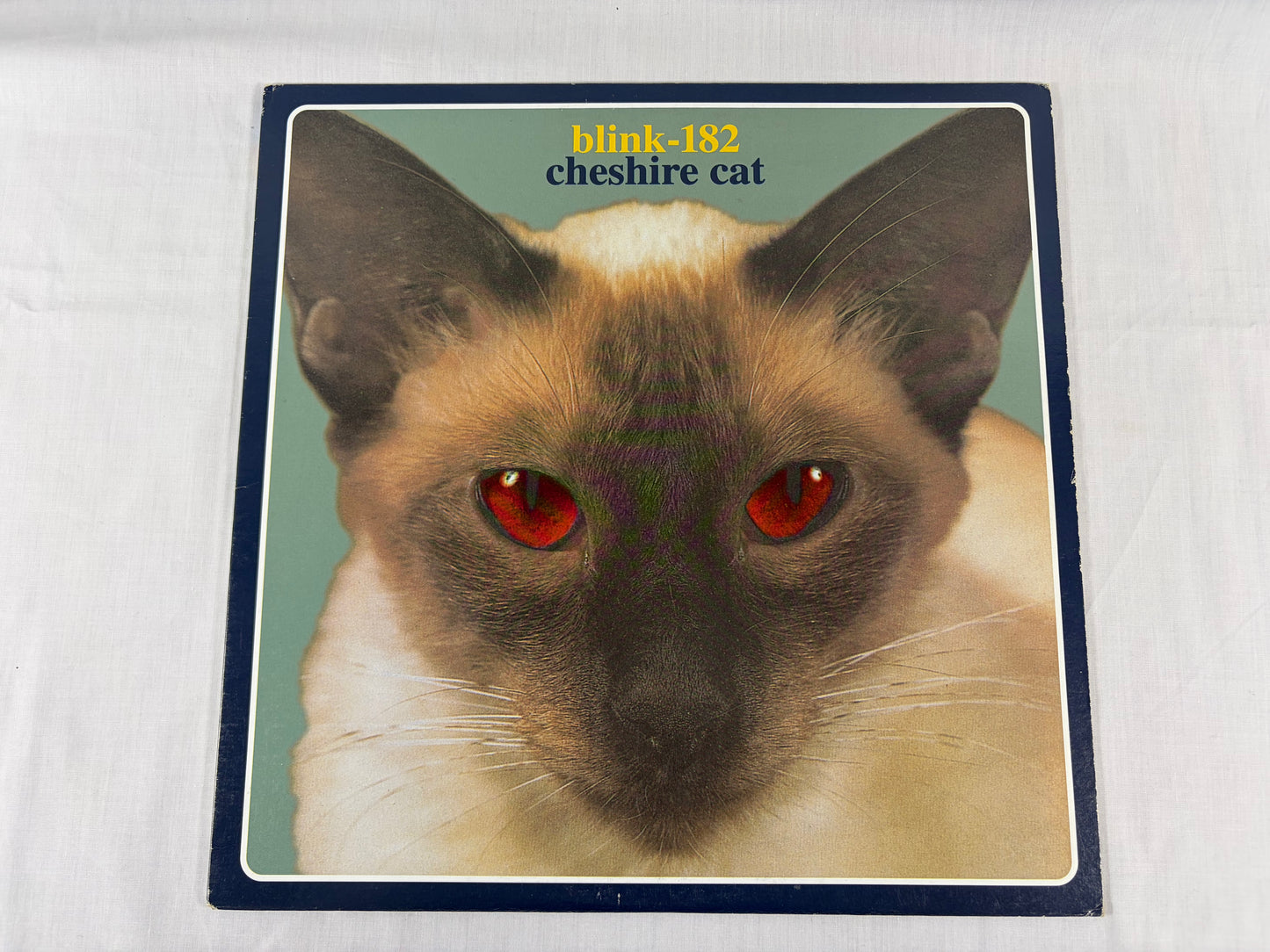 Blink-182 Cheshire Cat Vinyl LP Record 1996 US 1st Press Red Eyes GRL-001 Pop Punk