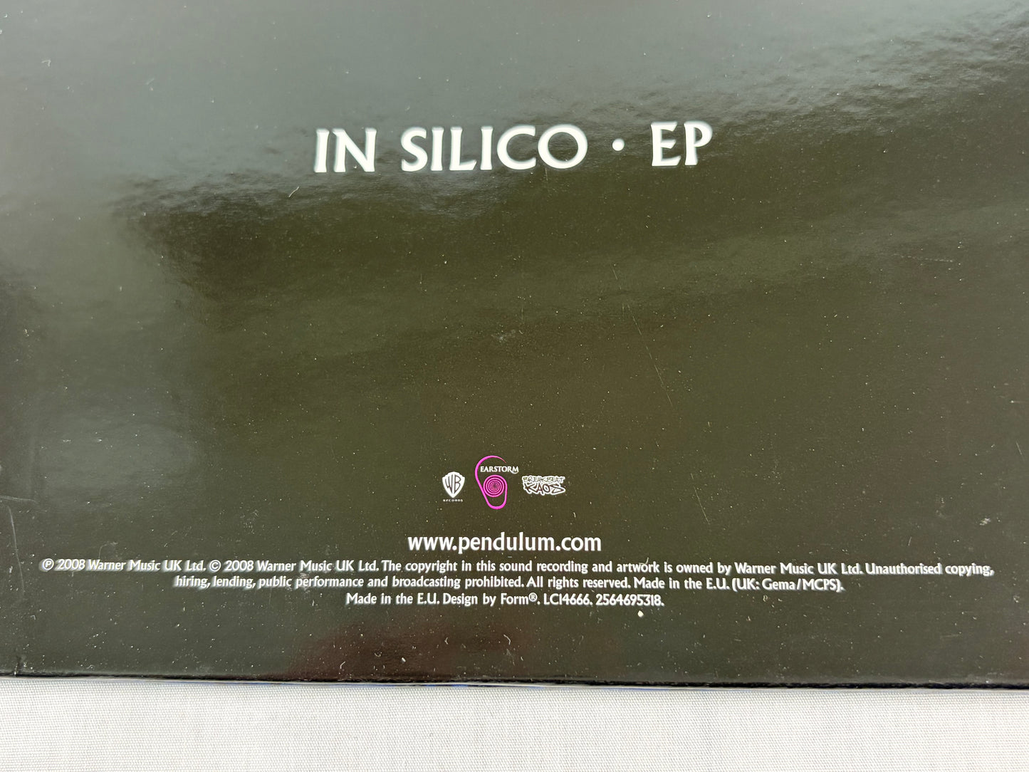 Pendulum In Silico EP 2x12" Vinyl 2LP UK Original Pressing 2008 Warner Gatefold