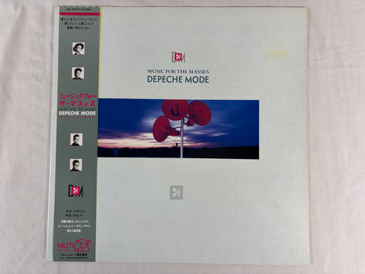Depeche Mode Music For The Masses LP Vinyl Record 1987 Japan Press ALI-28070 w/ OBI & Insert