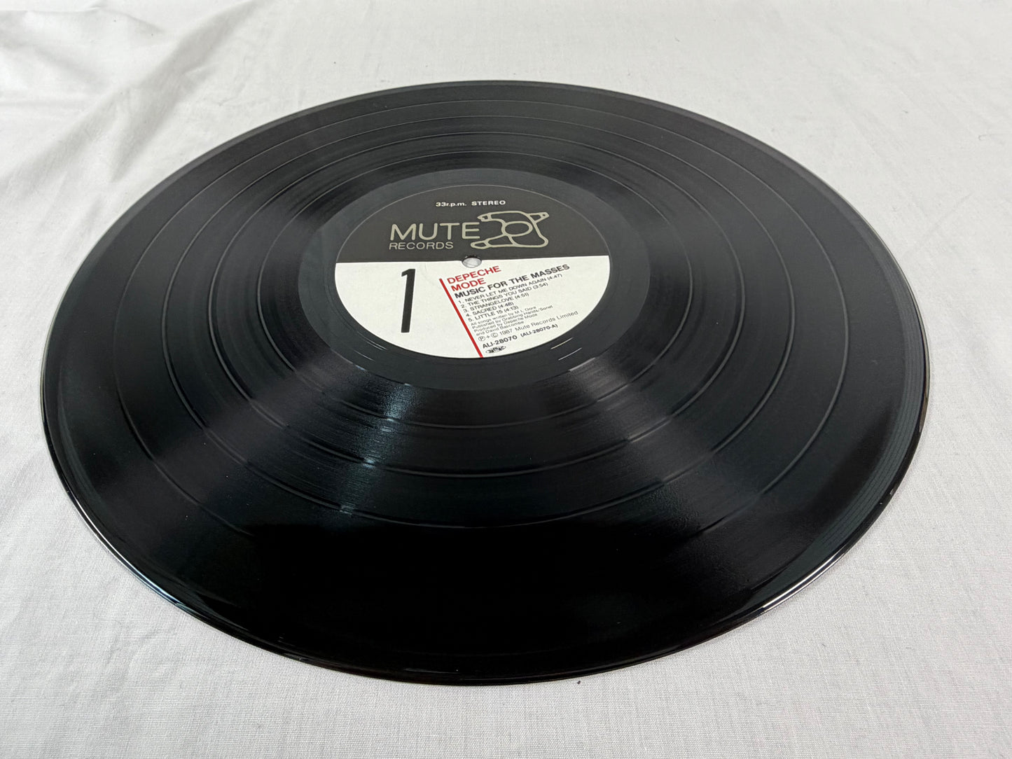 Depeche Mode Music For The Masses LP Vinyl Record 1987 Japan Press ALI-28070 w/ OBI & Insert
