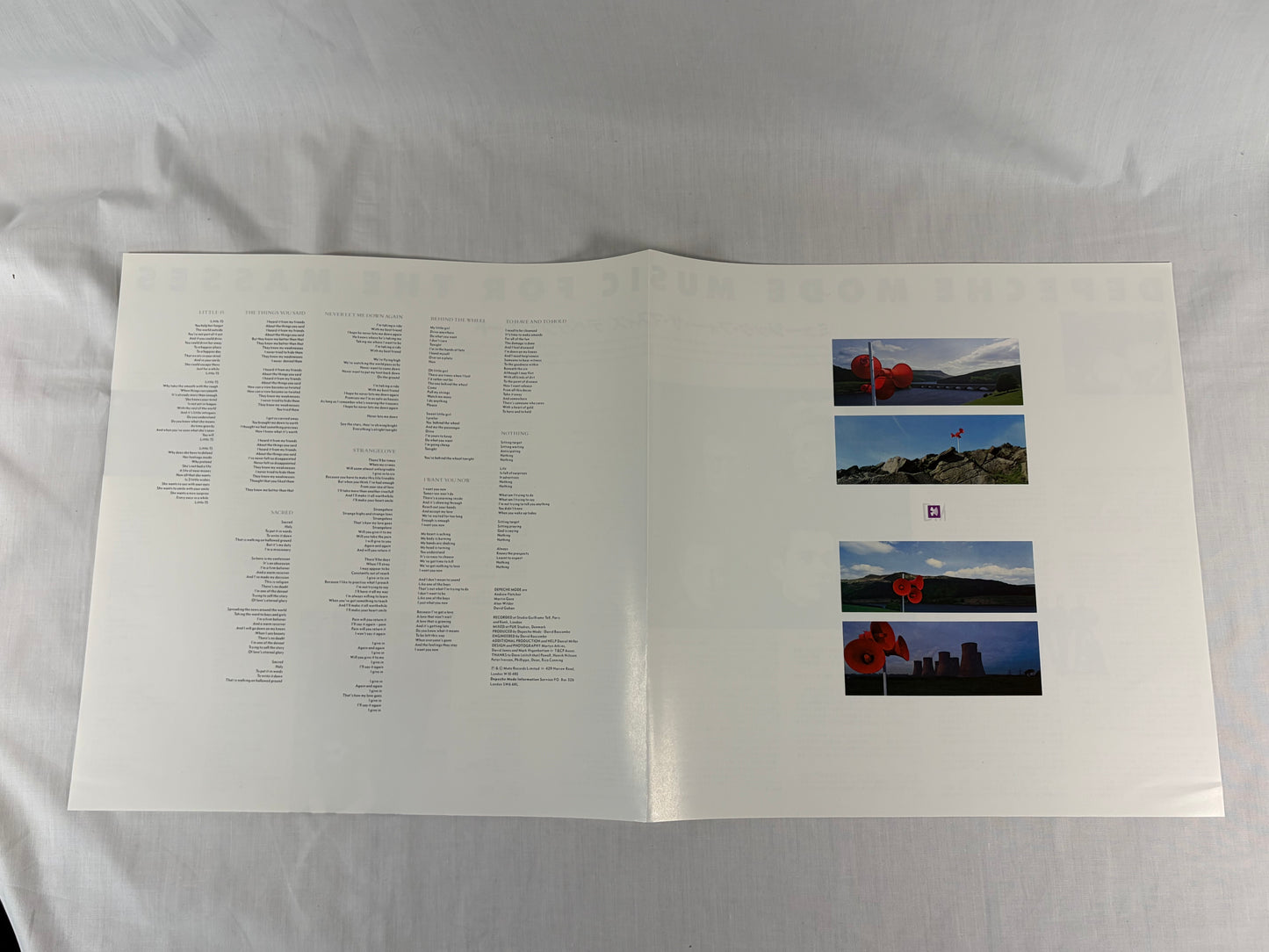 Depeche Mode Music For The Masses LP Vinyl Record 1987 Japan Press ALI-28070 w/ OBI & Insert