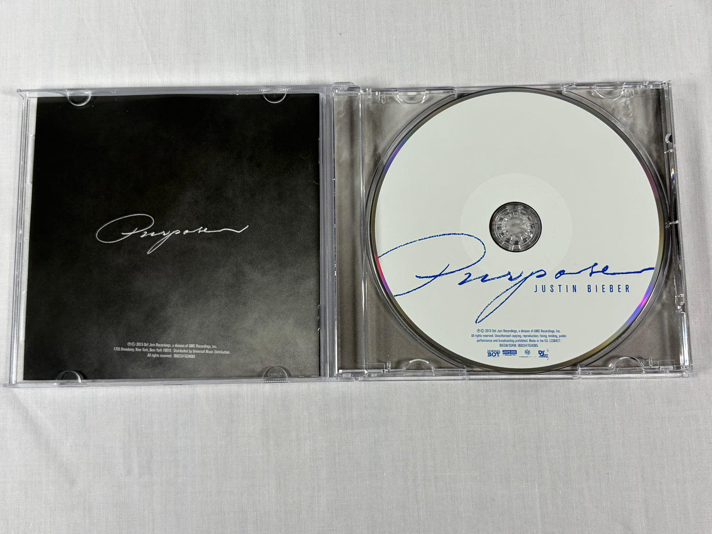 Justin Bieber Purpose Limited Fan Box Edition CD Box Set w/ Sealed T-Shirt Postcards Def Jam
