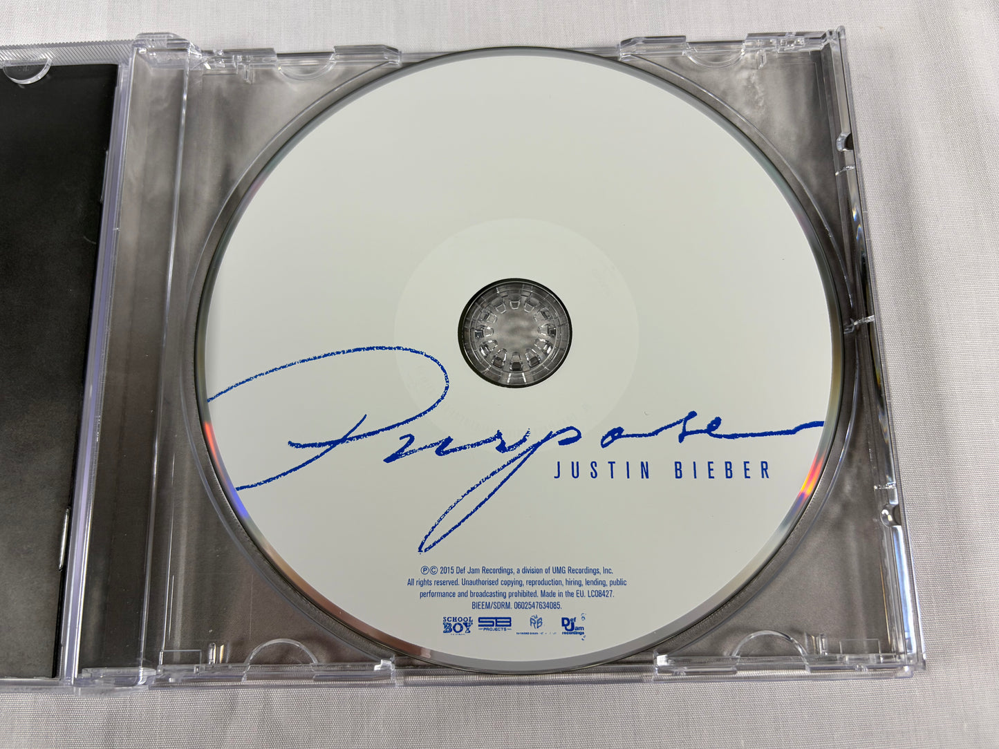 Justin Bieber Purpose Limited Fan Box Edition CD Box Set w/ Sealed T-Shirt Postcards Def Jam