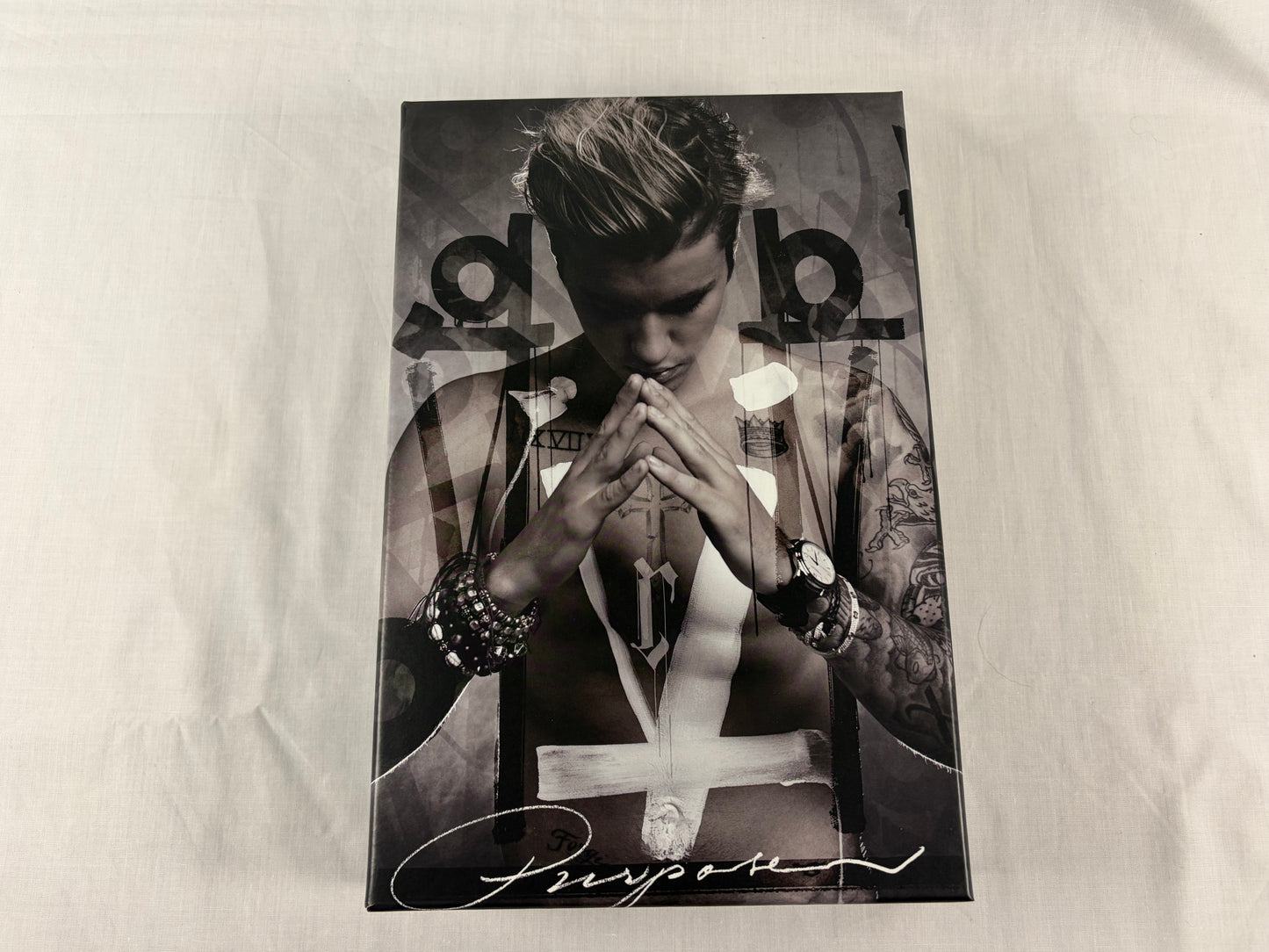 Justin Bieber Purpose Limited Fan Box Edition CD Box Set w/ Sealed T-Shirt Postcards Def Jam