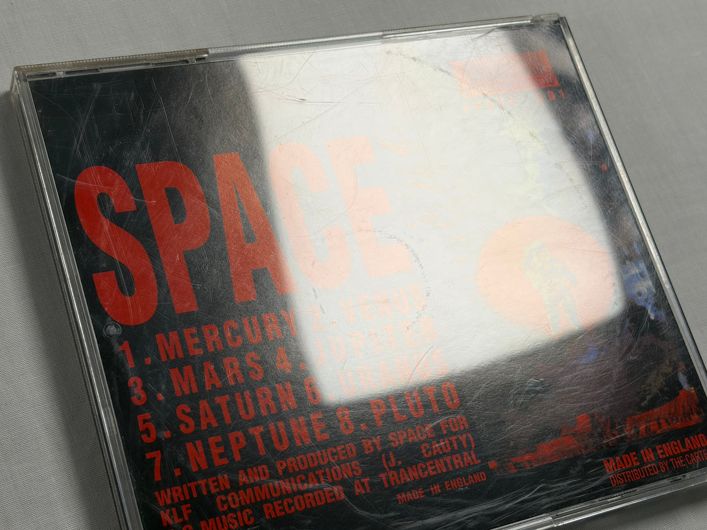 Space UK CD E.G. Music Jimmy Cauty The KLF Ambient Electronic Album SPACE CD1