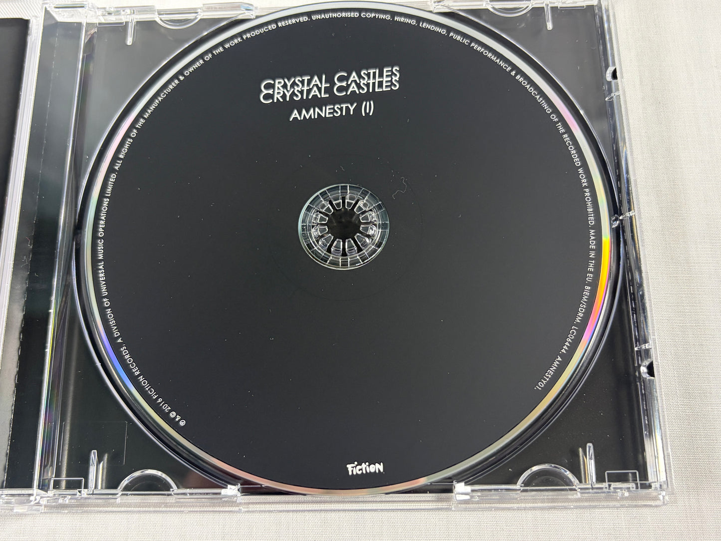 Crystal Castles Amnesty (I) Japan CD 2016 w/ OBI & Sticker HSU-10094 Electronic