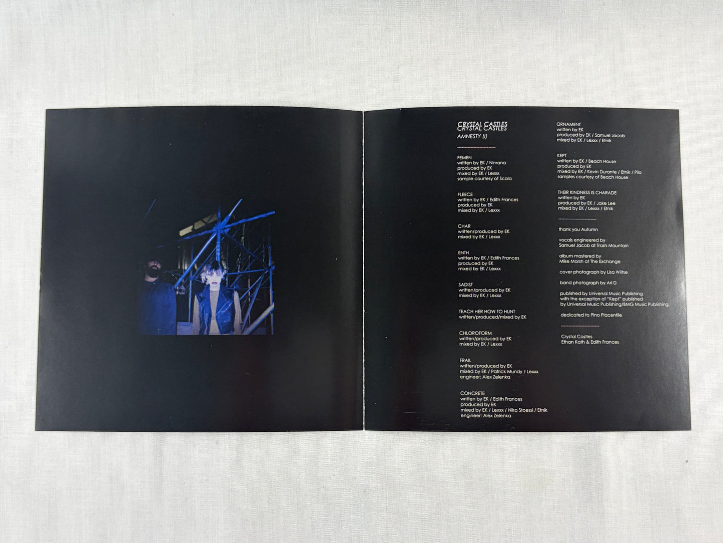 Crystal Castles Amnesty (I) Japan CD 2016 w/ OBI & Sticker HSU-10094 Electronic