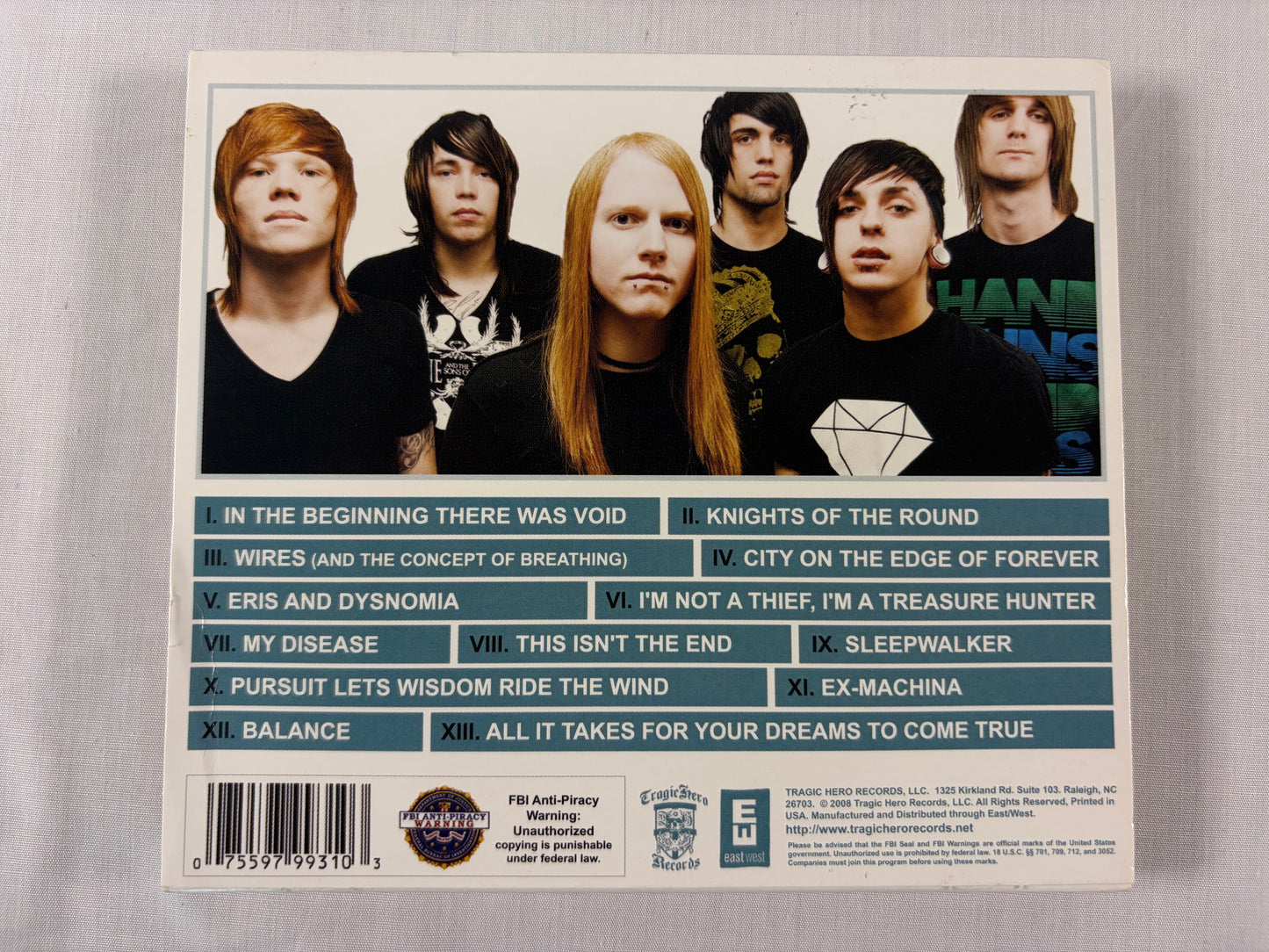 A Skylit Drive Wires and the Concept of Breathing US CD 2008 w/ Slipcase Tragic Hero