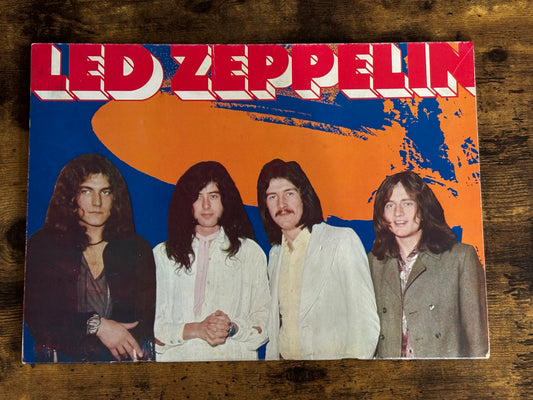 Led Zeppelin Japan Tour Program Book 1971 Kyodo Rock Carnival Vintage Booklet Concert Pamphlet