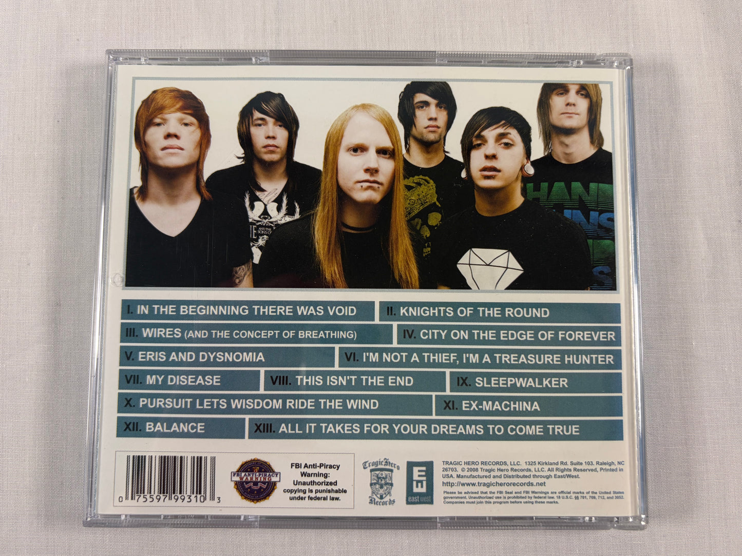A Skylit Drive Wires and the Concept of Breathing US CD 2008 w/ Slipcase Tragic Hero