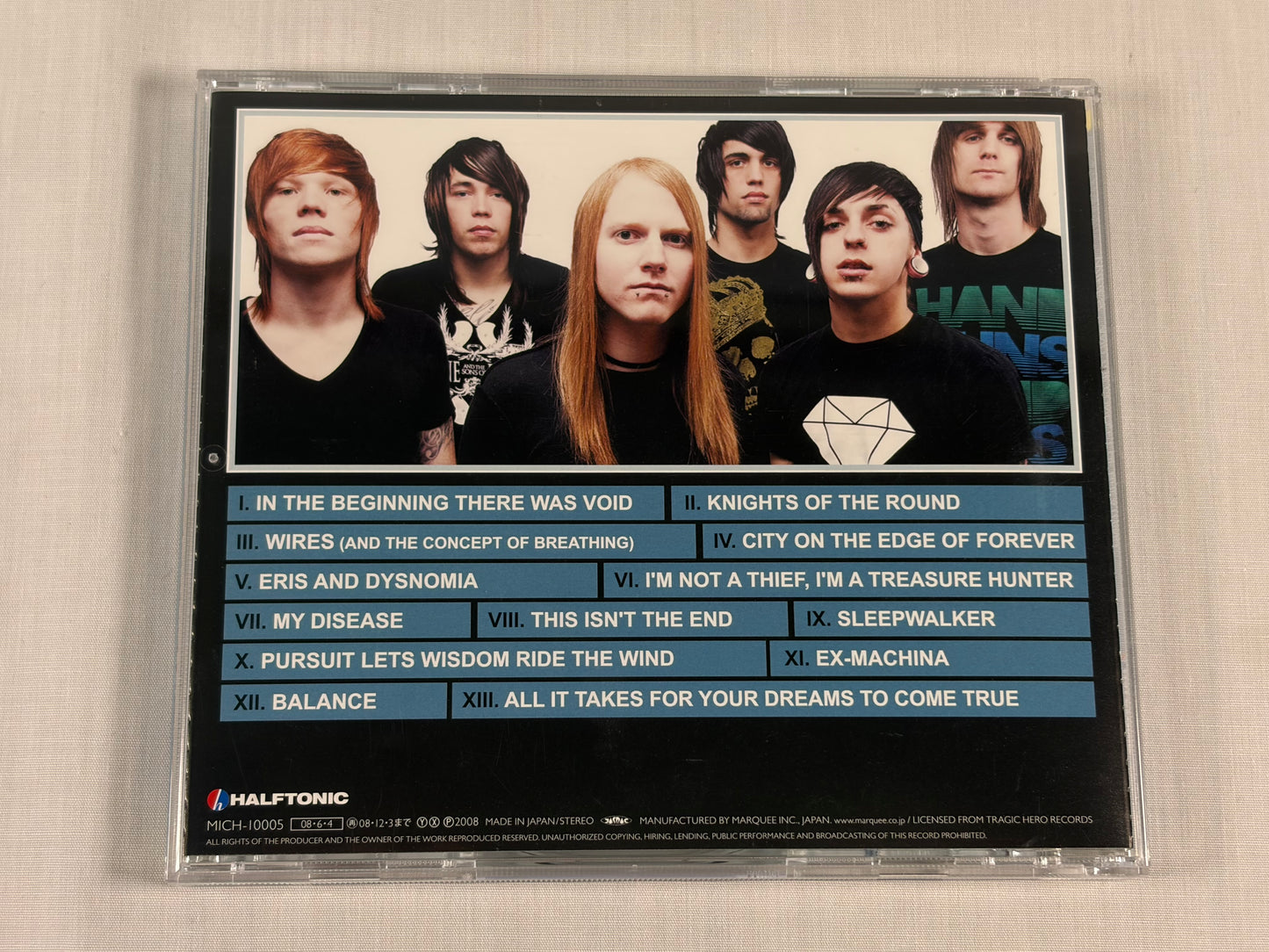 A Skylit Drive Wires and the Concept of Breathing Japan CD 2008 w/ OBI & Insert