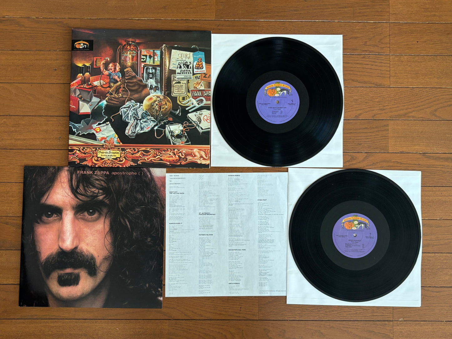 Frank Zappa Old Masters Box Three 8 Title 9 LP Vinyl Box Set 1987 Roxy Zoot Apostrophe