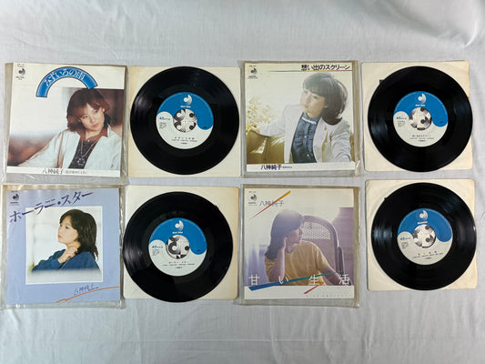 Junko Yagami 13x 7" Single Vinyl Set City Pop Discomate Japan Records Lot 1970s 1980s