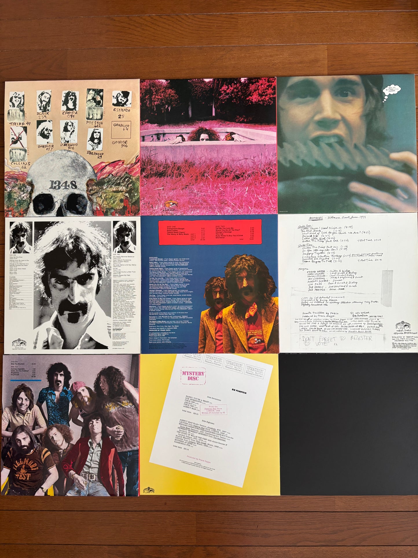 Frank Zappa The Old Masters Box Two 8 Title 9 LP Vinyl Set incl. Mystery Disc