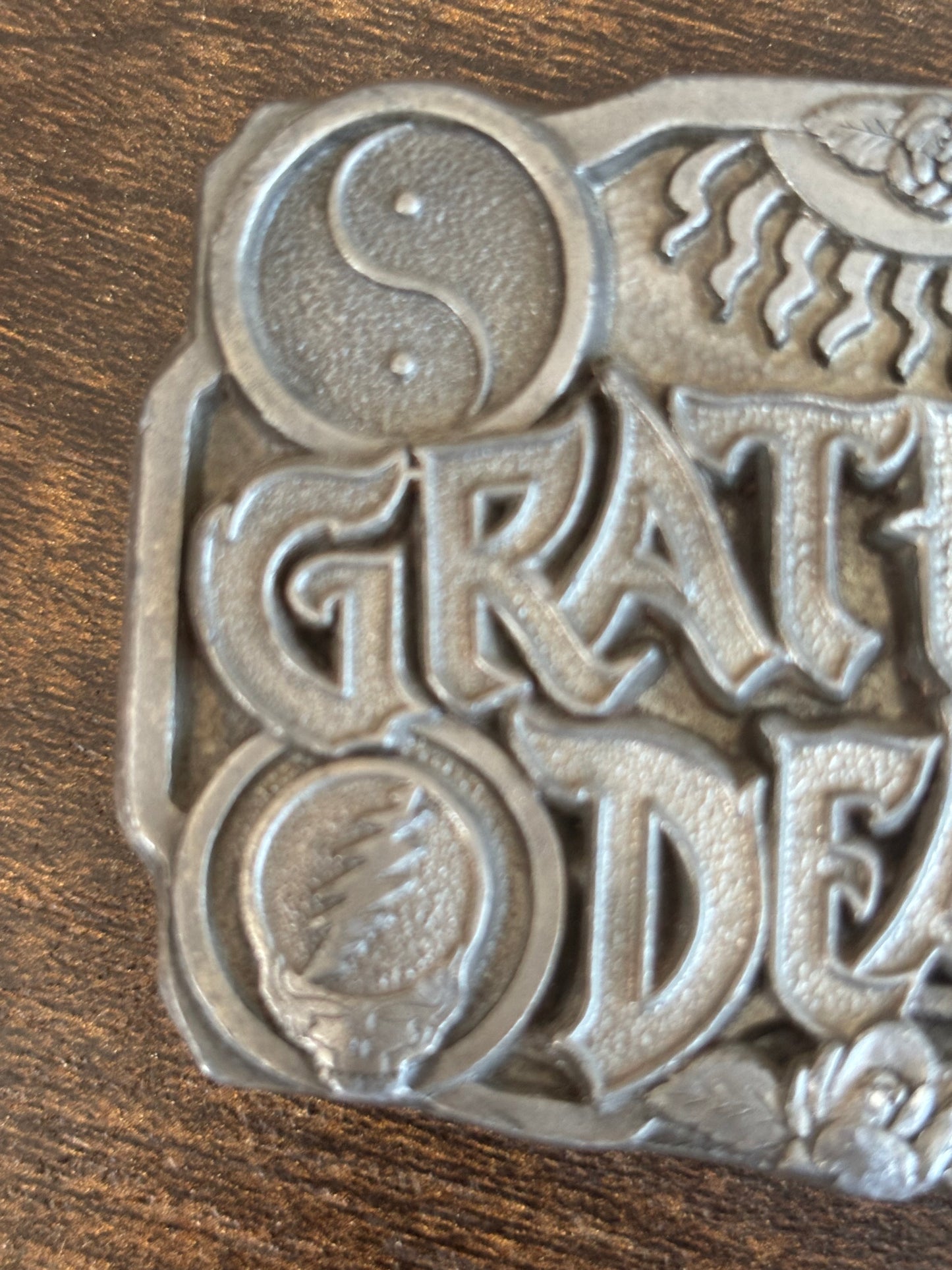 Grateful Dead Belt Buckle Officially Licensed Product 1992 GDM GD-4