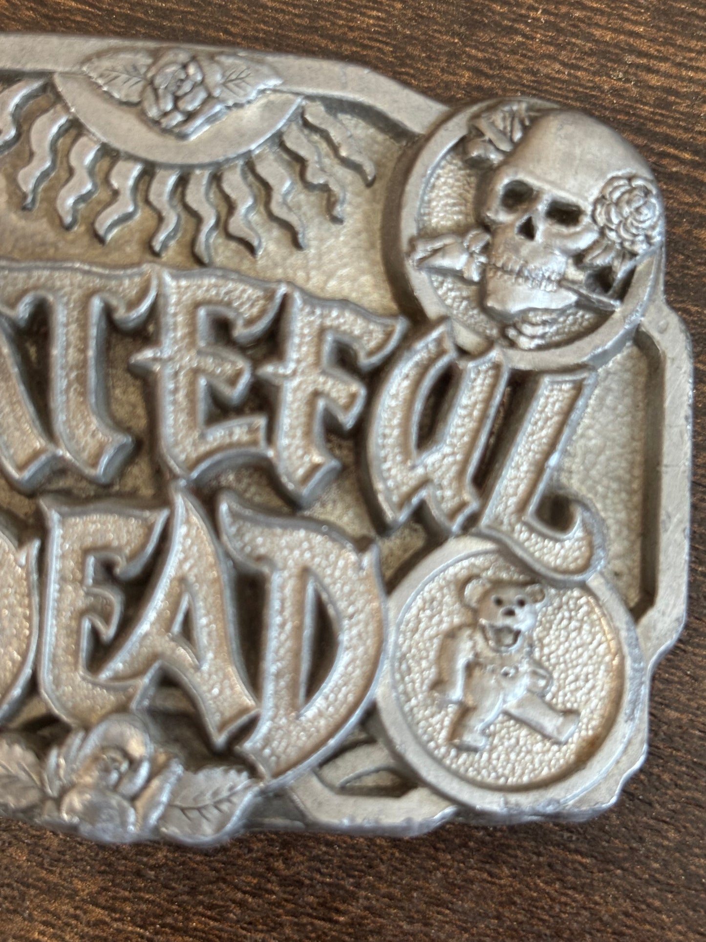 Grateful Dead Belt Buckle Officially Licensed Product 1992 GDM GD-4
