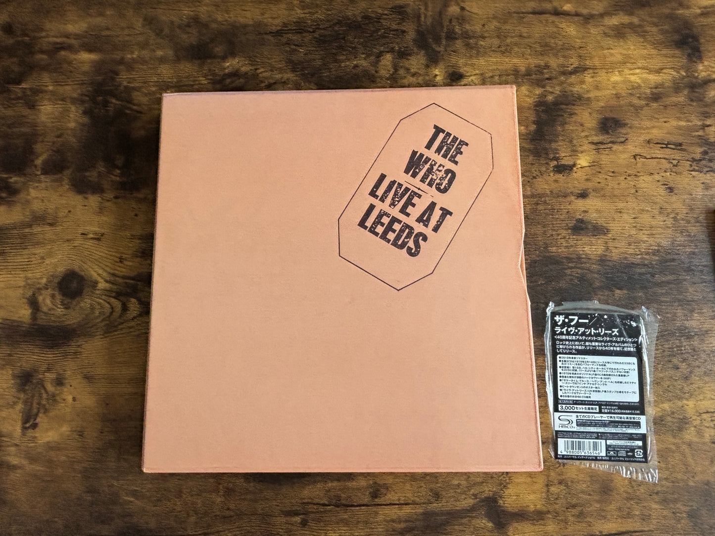 THE WHO Live At Leeds 40th Anniversary Ultimate Collector's Edition 4CD+LP+7”EP Box Set Limited Edition
