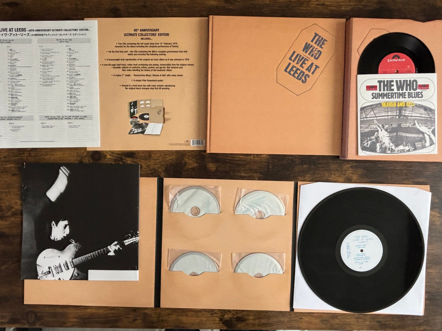THE WHO Live At Leeds 40th Anniversary Ultimate Collector's Edition 4CD+LP+7”EP Box Set Limited Edition