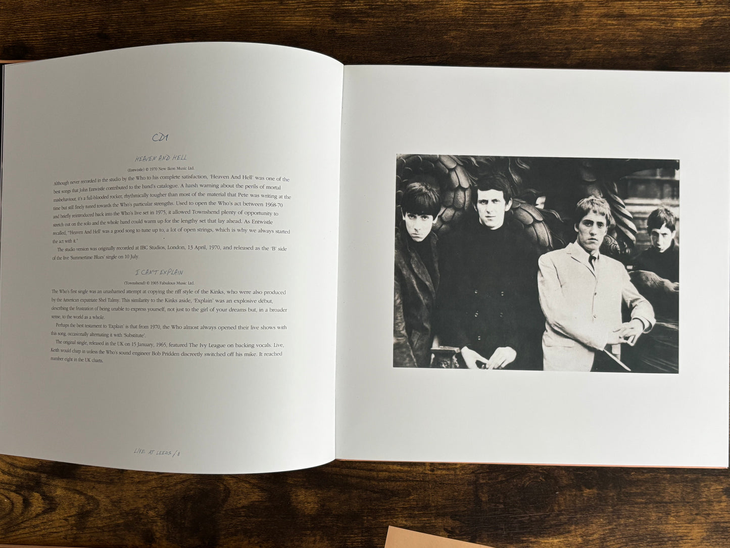 THE WHO Live At Leeds 40th Anniversary Ultimate Collector's Edition 4CD+LP+7”EP Box Set Limited Edition