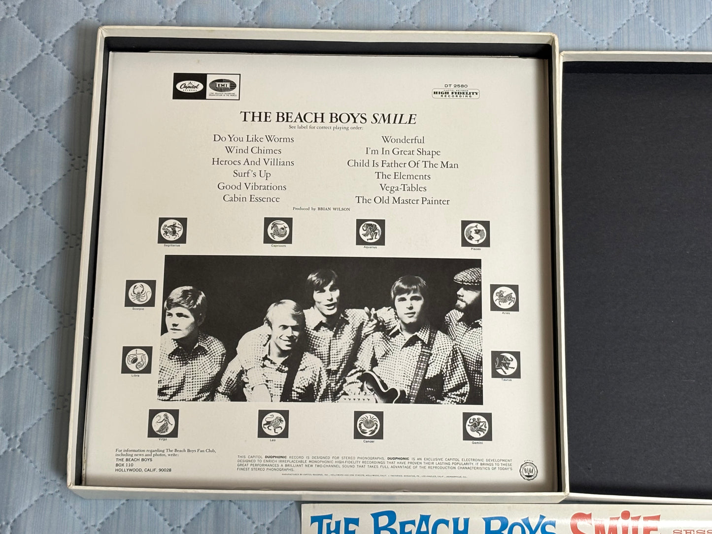 The Beach Boys Smile Sessions Collector's Box Set 2 Vinyl LP + 5 CD + 2 EP + T-shirt Capitol